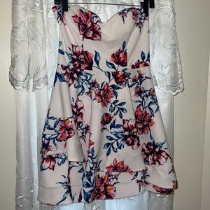 White flowers dress